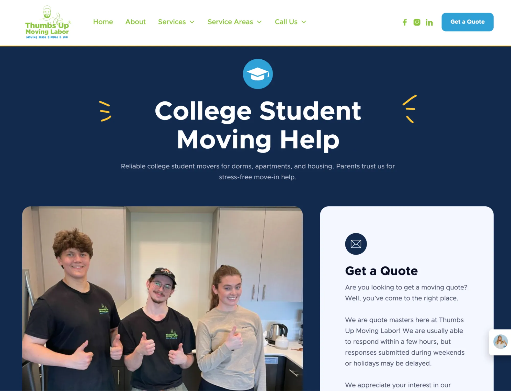 #2: Create Landing Pages Specifically for Students