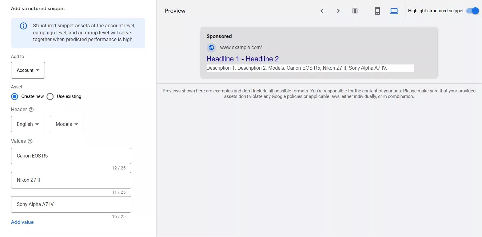 Структурированное описание
