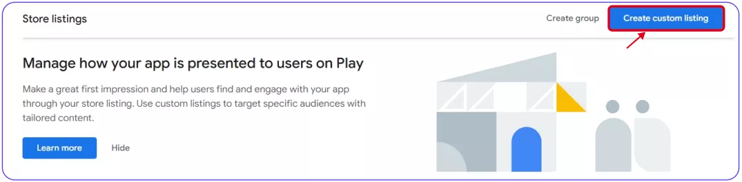 Создание и настройка CSL в Google Play Console