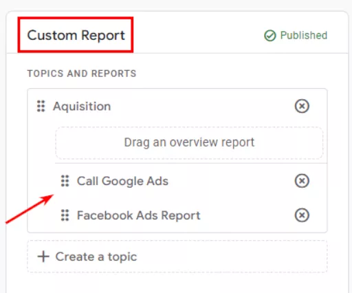 Custom reports
