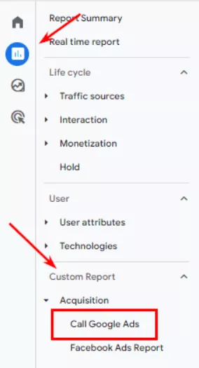 you can add the newly created calculated metrics to the finished report