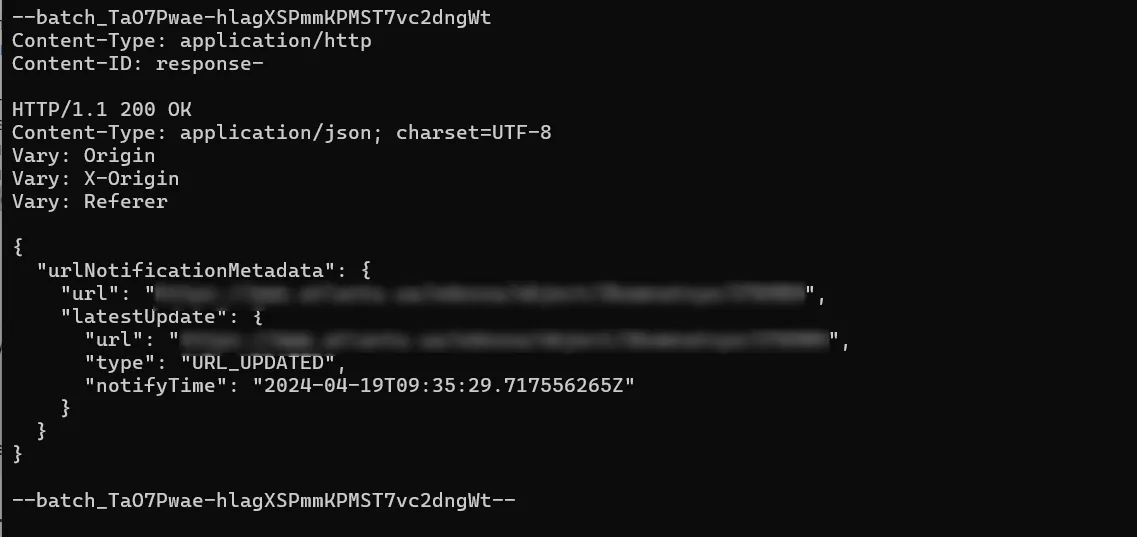Якщо все зроблено правильно, ви побачите результат, подібний до цього.
