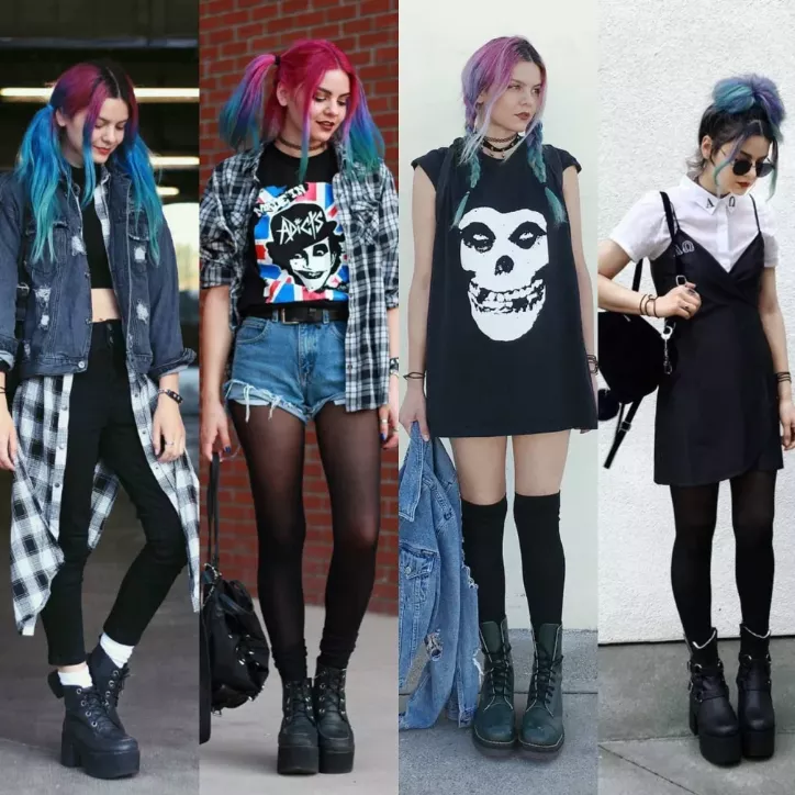 Пример образа альт-девушки