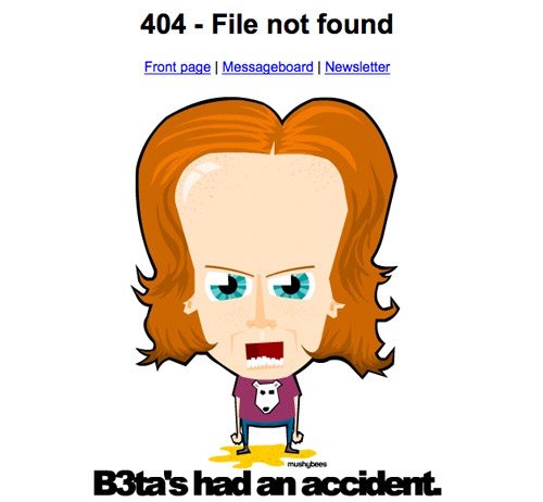Пример ошибки 404