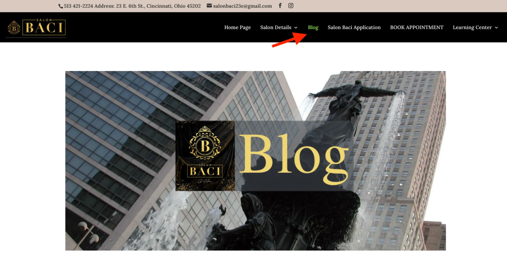 Baci Beauty Salon blog