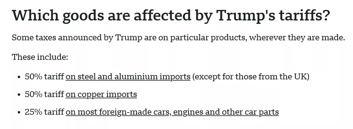 у США обговорюють нові мита на імпортовані товари