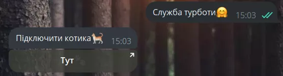 чат-бот readeat запрос на общение