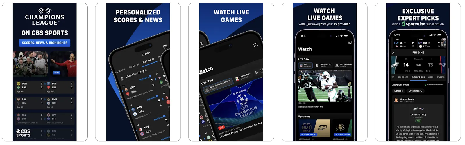 CBS Sports App Champions League_1