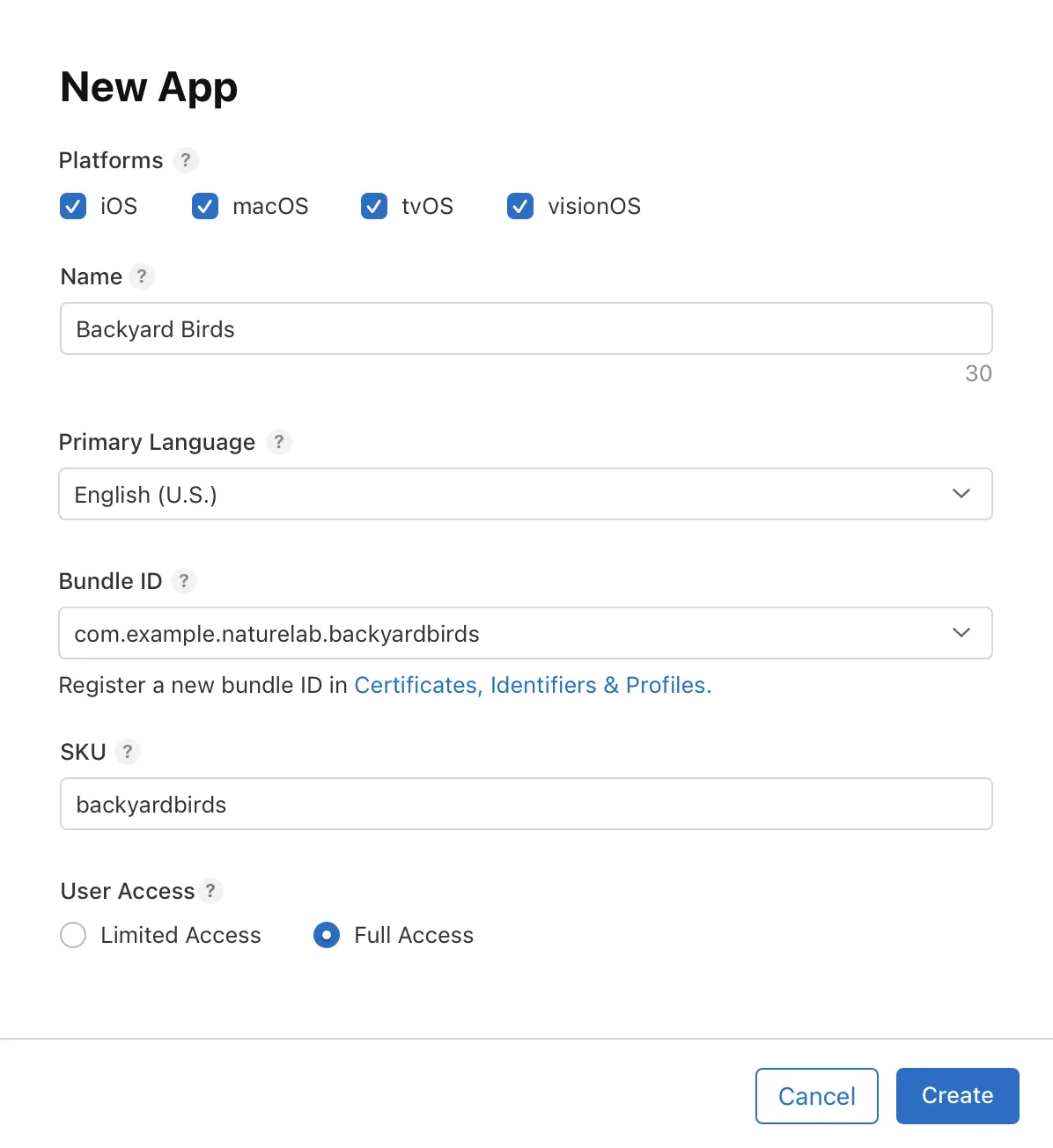 Для цього заповніть такі поля: