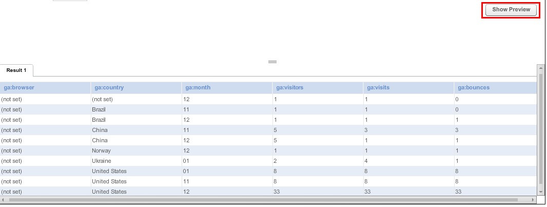 Для дальнейшей работы жмем кнопку «Show preview»