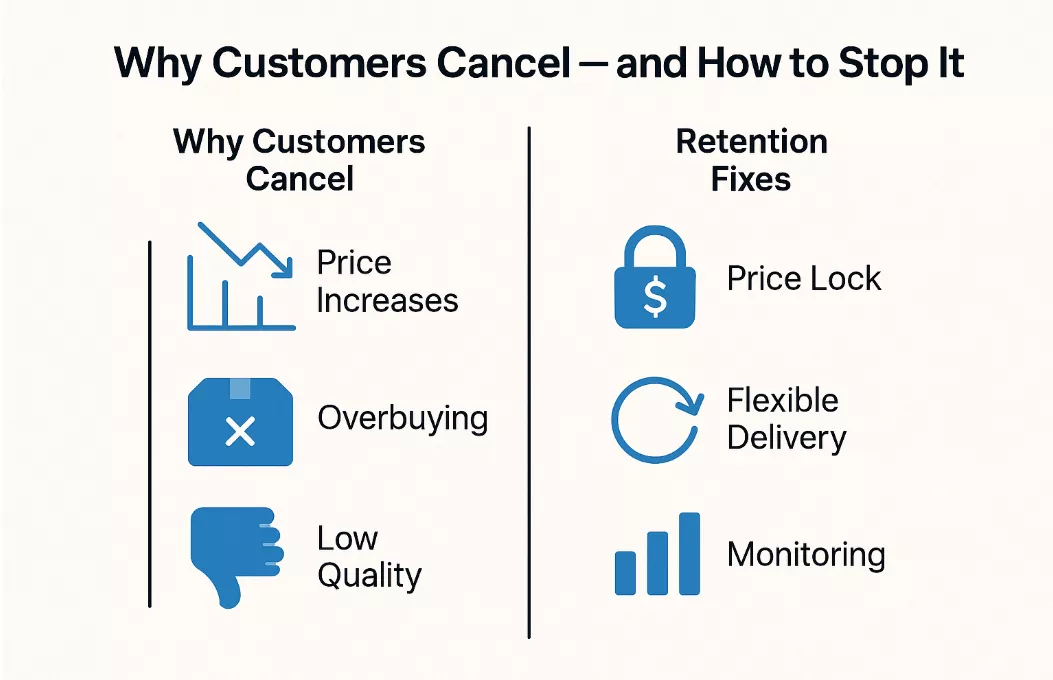 why customers cancel?