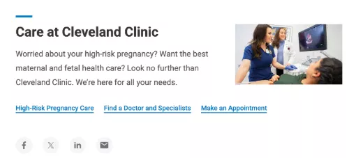 Cleveland Clinic Content