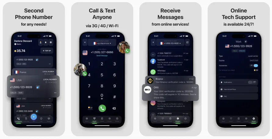 eSIM Plus Second Phone Number ads