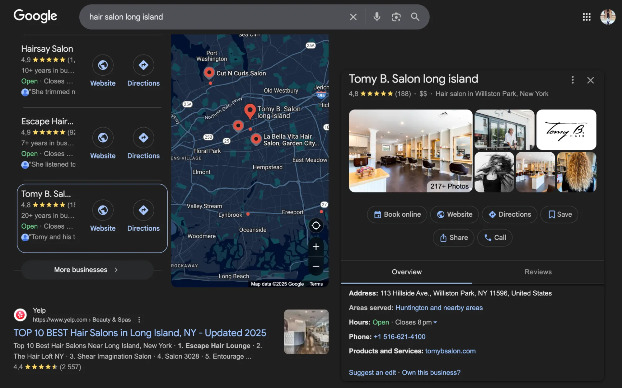 Polished Google Profile