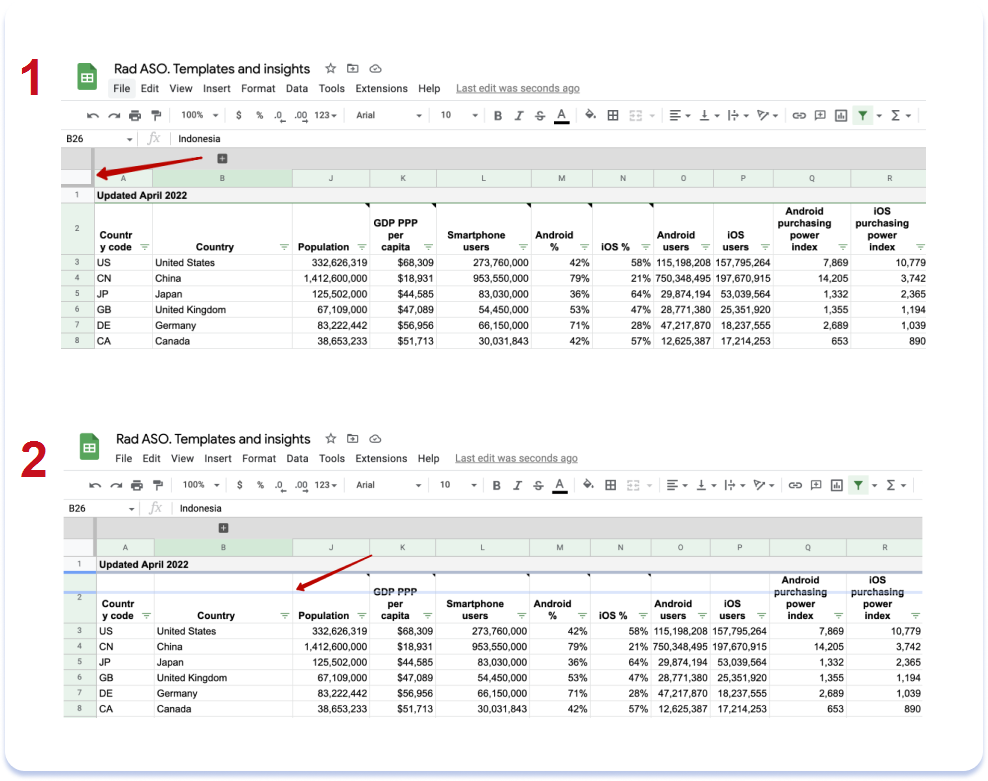 Основы Excel: учимся закреплять строки и столбцы. Пошаговая инструкция со скриншотами