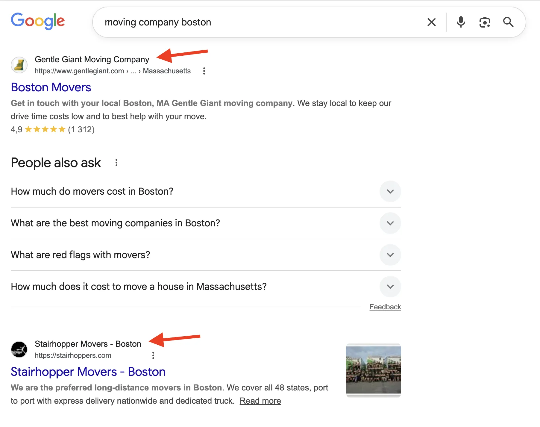 Google rankings = brand visibility in a list of links on Google