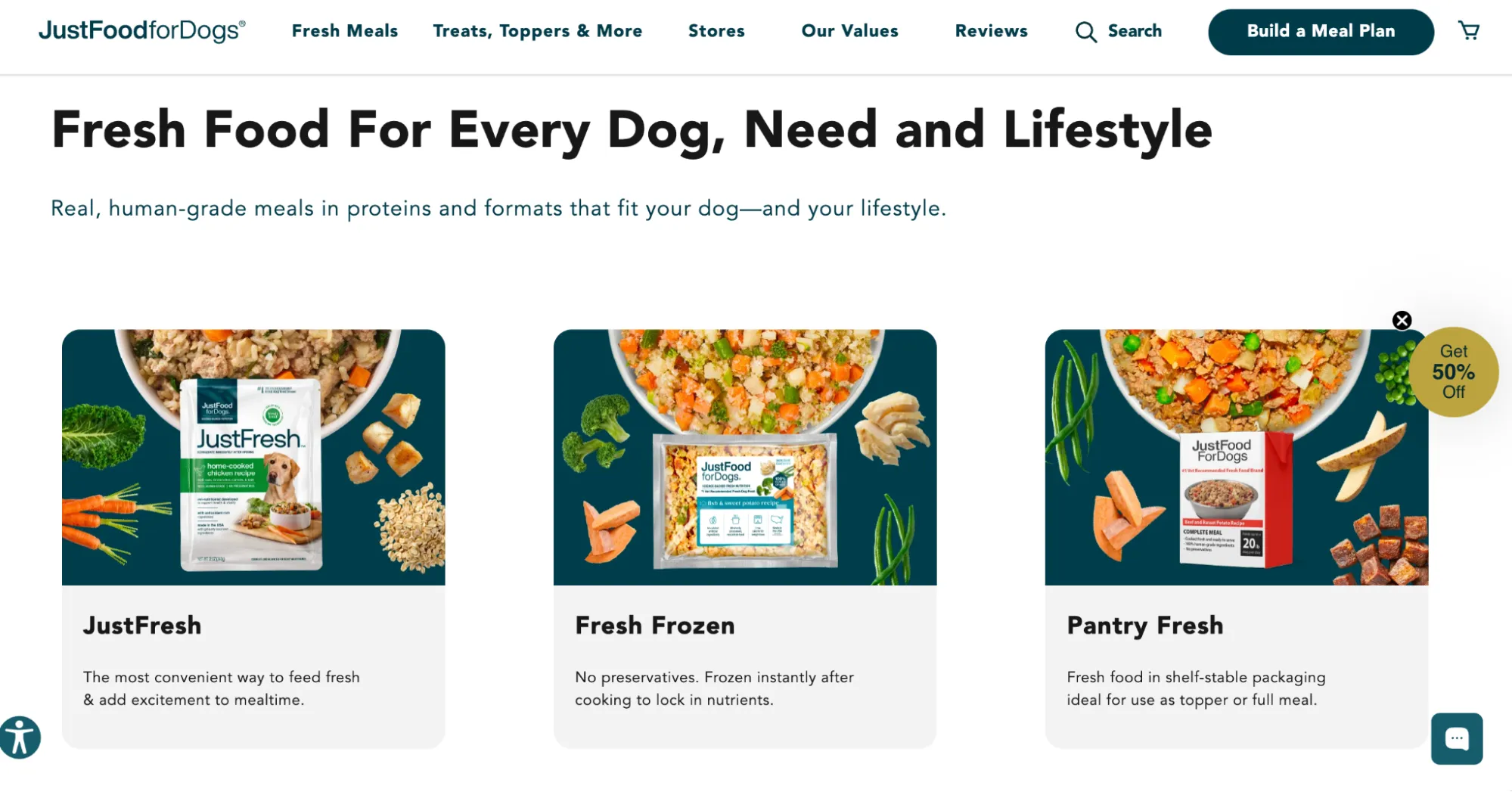 Human-Grade or Fresh Food & Snacks1