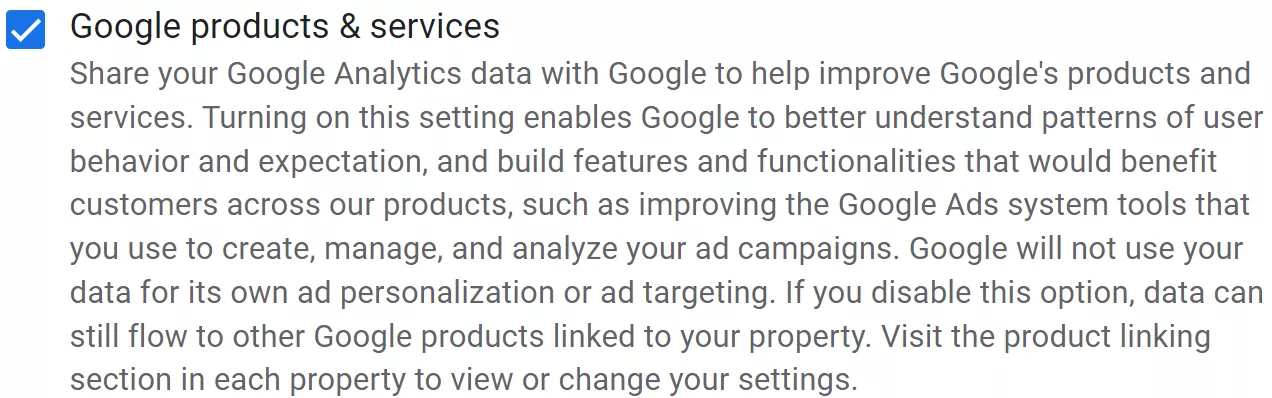 I usually opt to enable all the relevant data-sharing options, especially Google’s products and services