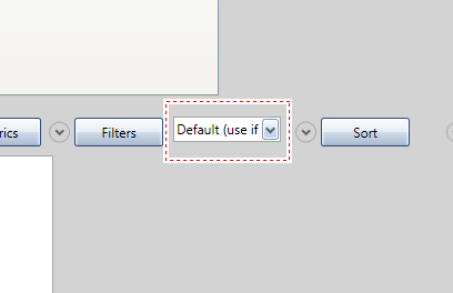 Для выбора расширенных сегментов воспользуйтесь выпадающим списком, расположенным справа от кнопки Filters