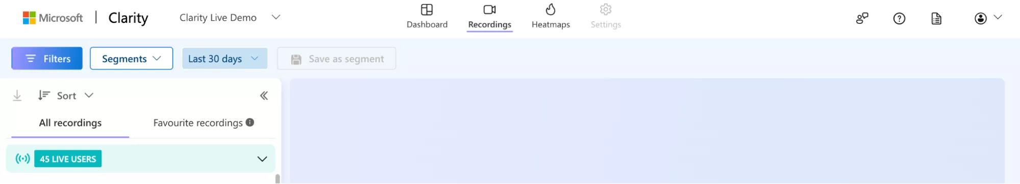 Функция Watch Live