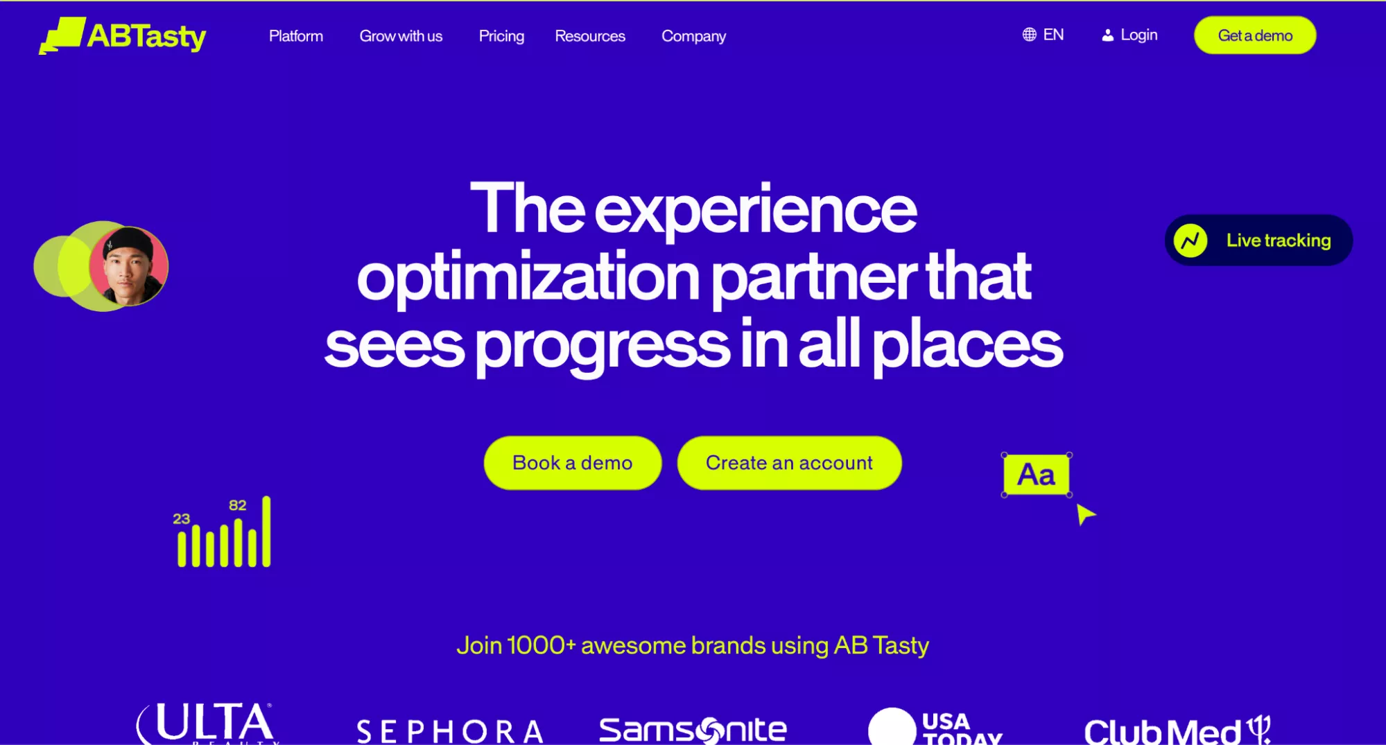 AB Tasty — AI-сегментація та маркетинговий фокус