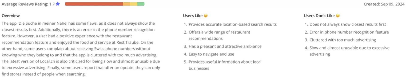 Пример использований сервиса Asolytics для анализа отзывов