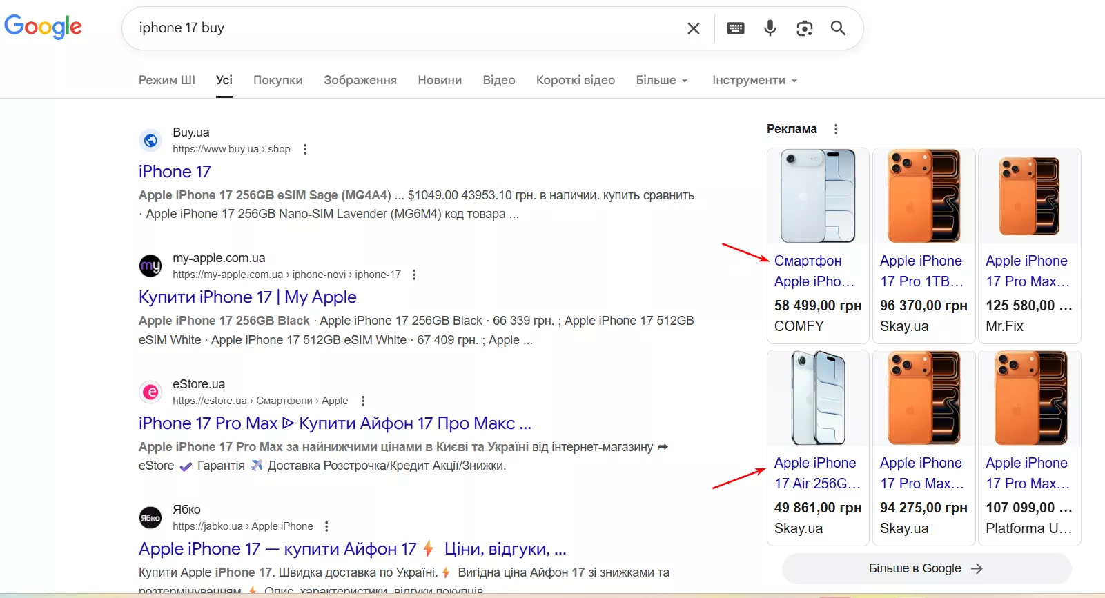 Відображення атрибуту Title