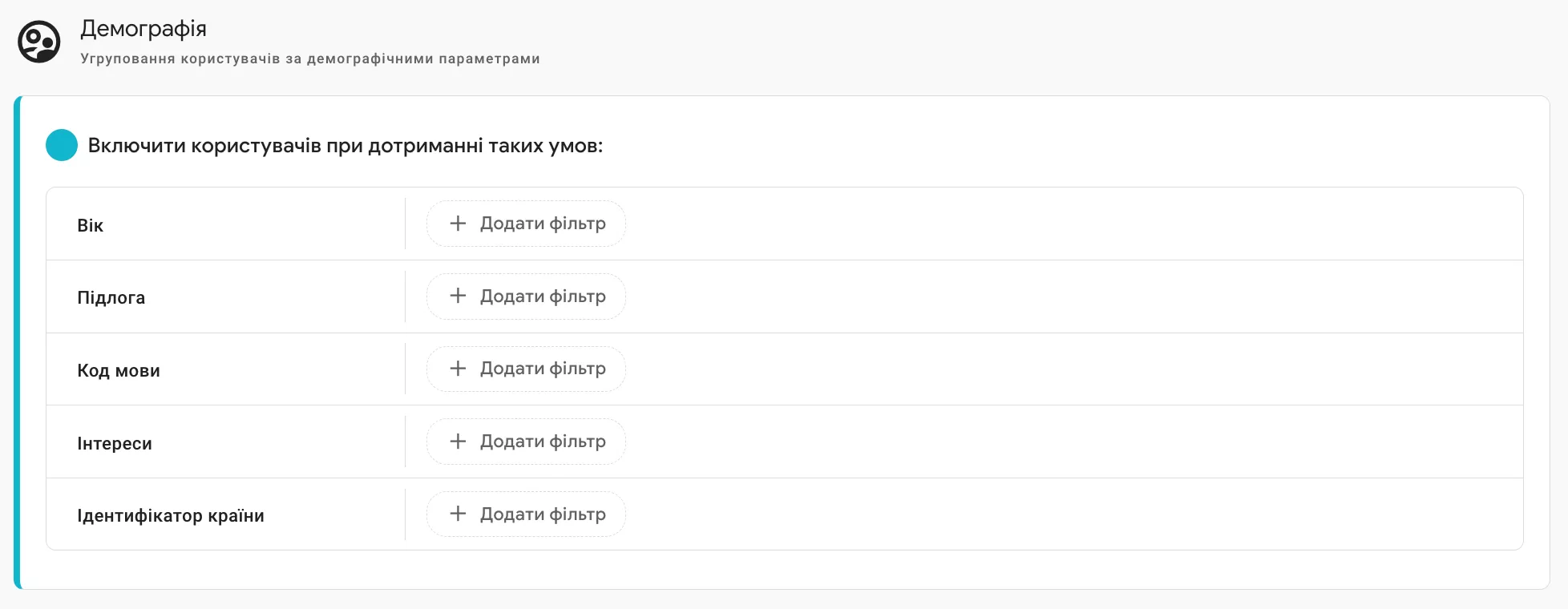 Шаблони демографічних даних