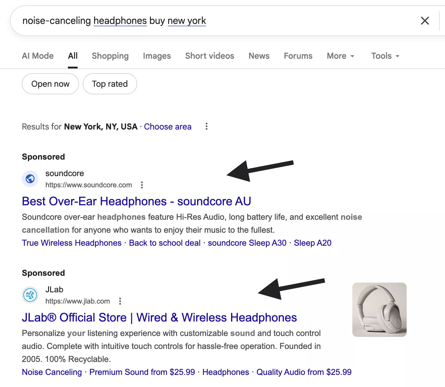 Google Search Targeting
