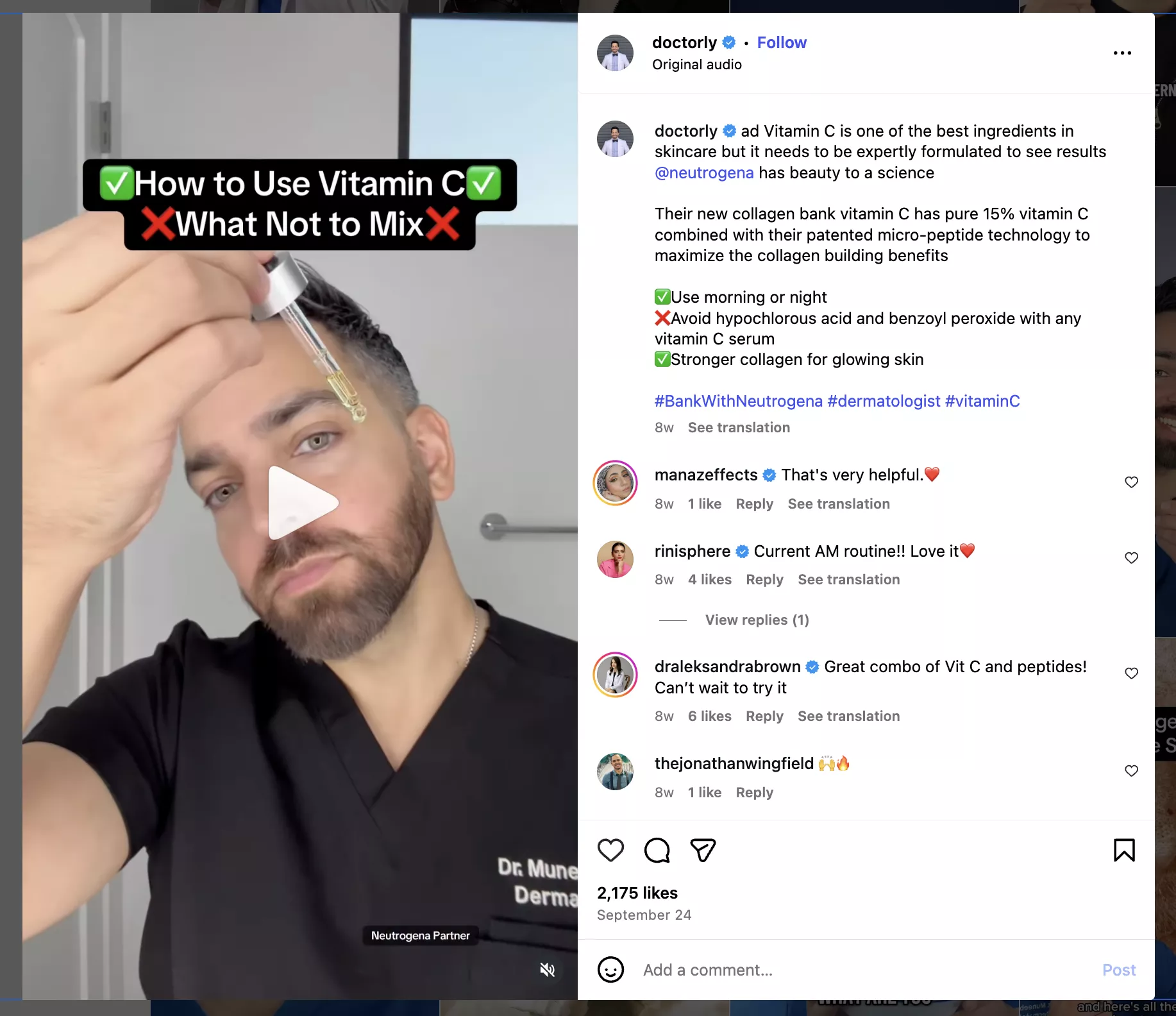 Healthcare Instagram reels