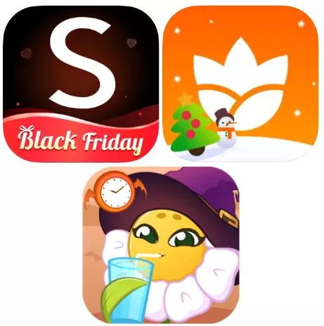 Пример сезонных иконок App Store