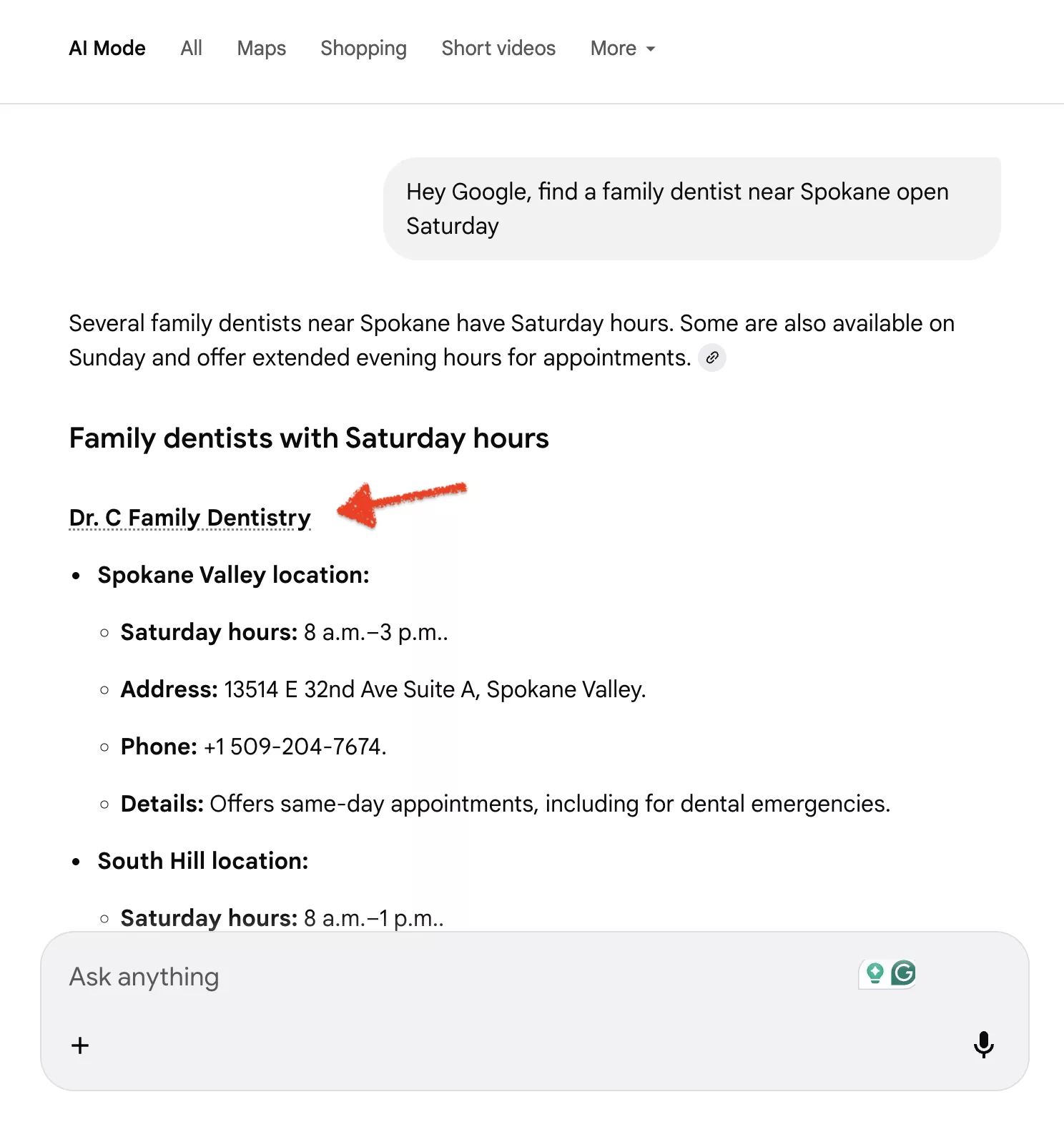 AI‑assisted Search Optimisation Example