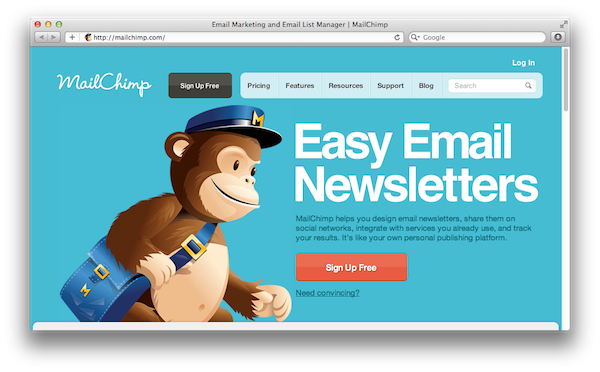 MailChimp е автоматизирана платформа за e-mail маркетинг