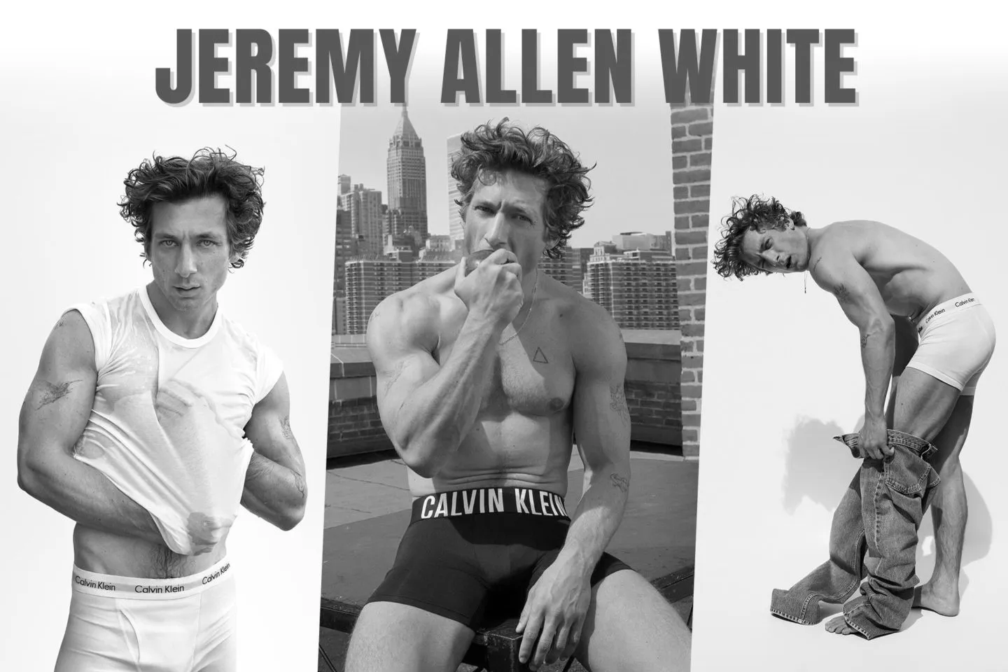 Calvin Klein’s Jeremy Allen White Campaign (Spring 2024)