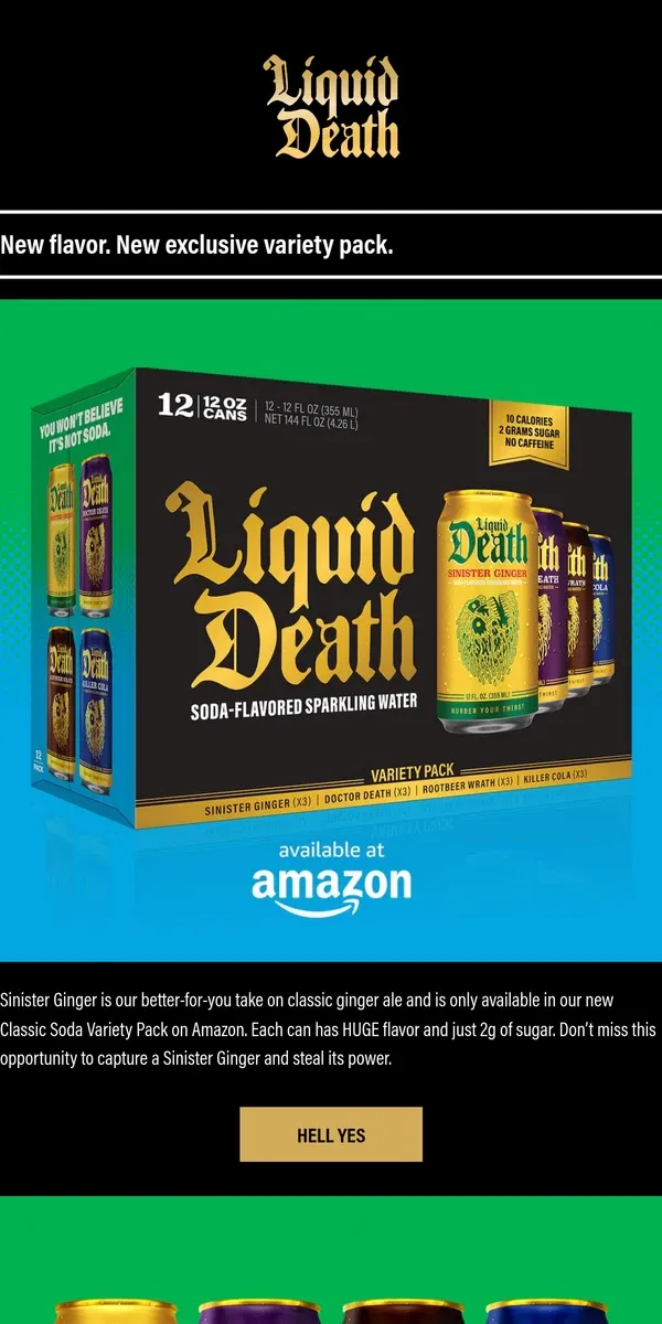 Liquid Death newsletter