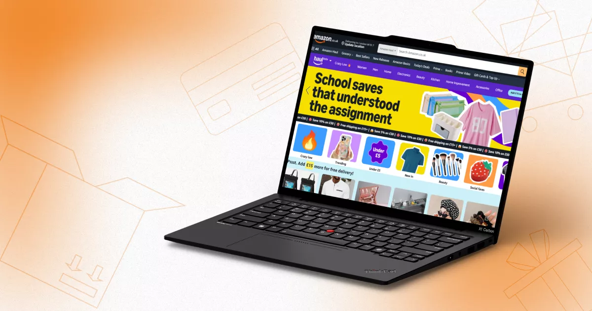 Amazon Haul Main Screen