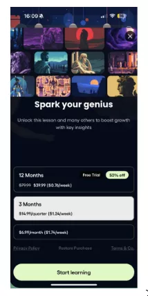 mindsnap design paywall до