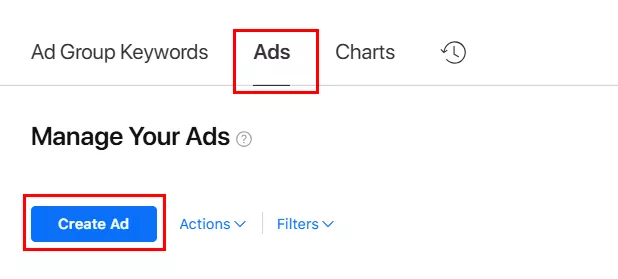 Натисніть Ads — Create ad.