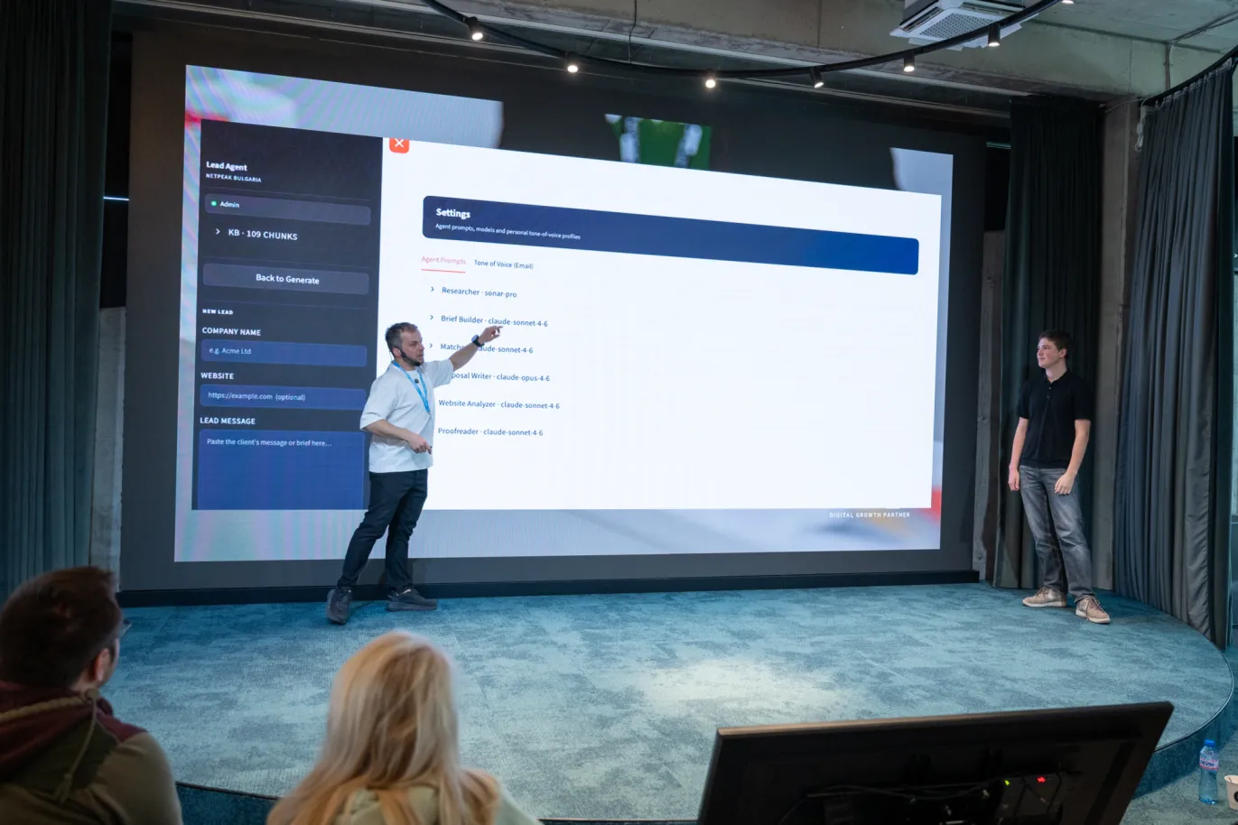 Откриващата лекция на Геннадий Воробьов, CEO & Co-Founder на Netpeak, постави рамката, в която всичко останало придоби смисъл.