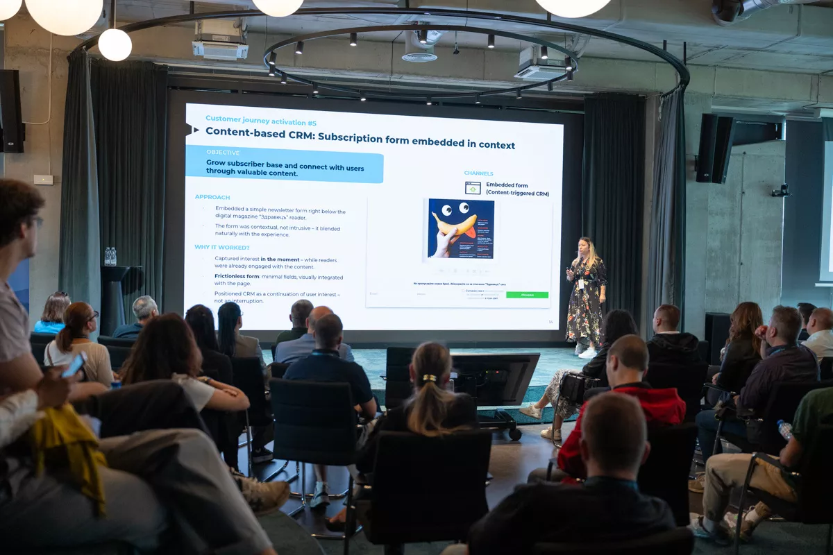 Чрез реални сценарии от CRM marketing дейностите по проекта Revita, тя демонстрира как интегрираните комуникации увеличават продажбите, но още повече – доверието.