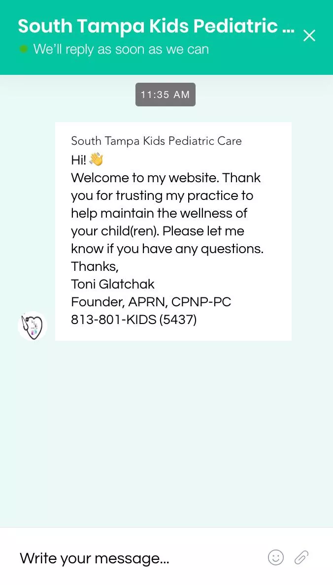 patient communication example