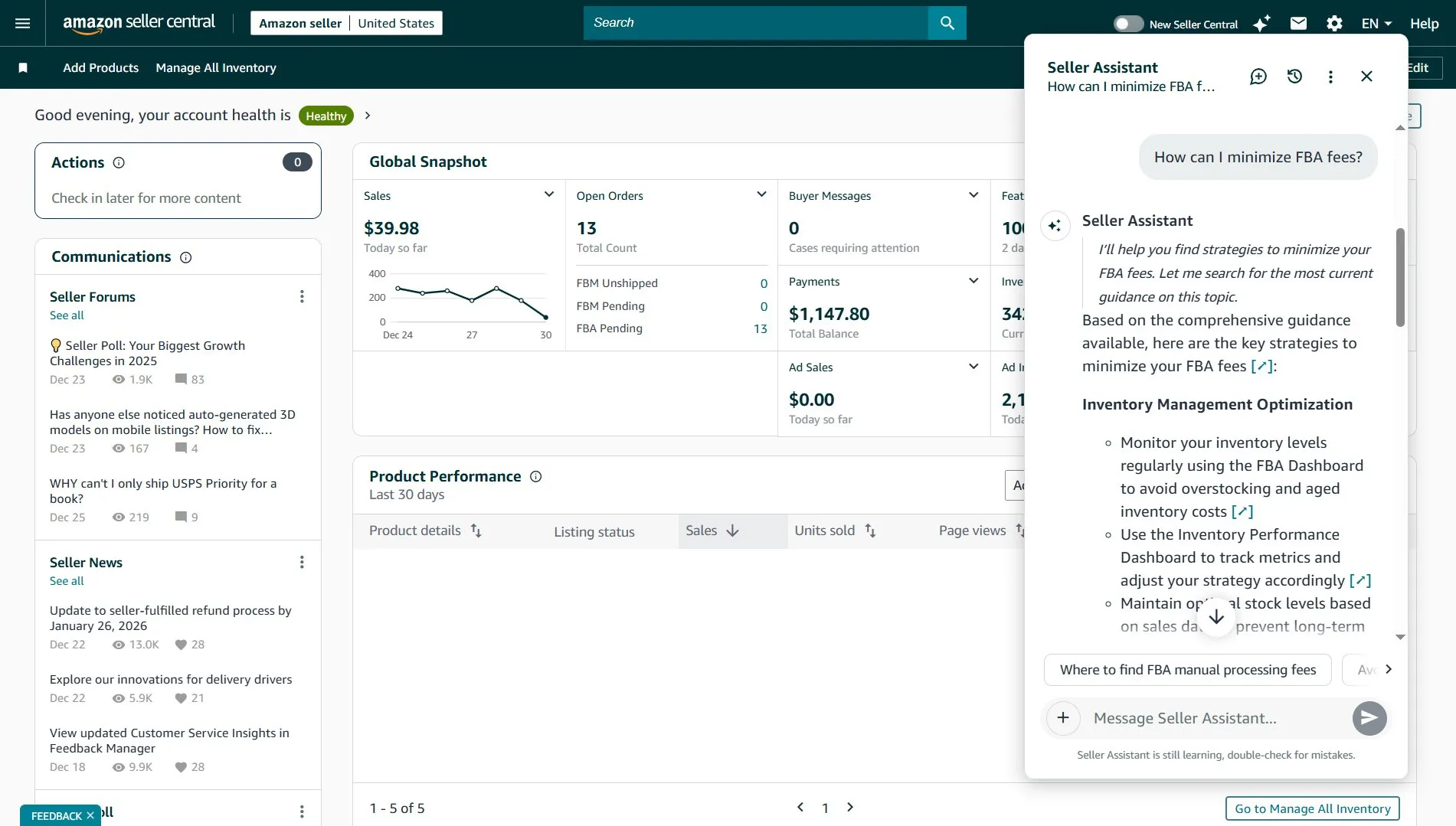 Amazon as Your Inventory Guard
