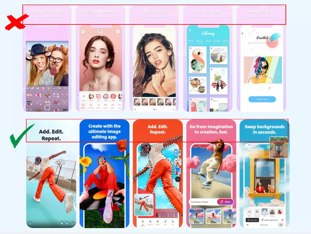 Недостатня оптимізація ASO перед запуском Apple Ads