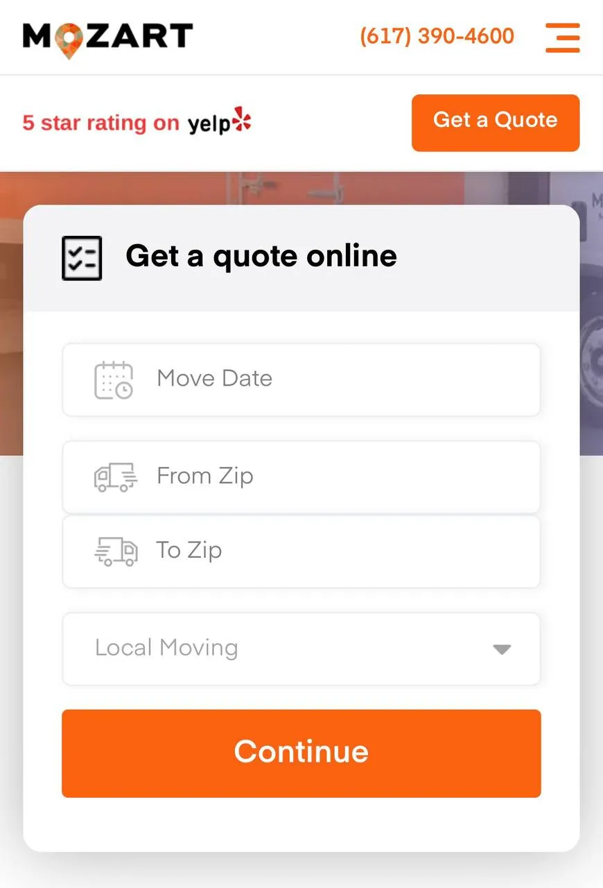 Great Mobile Experience Example