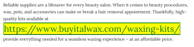 Приклад безанкорного посилання