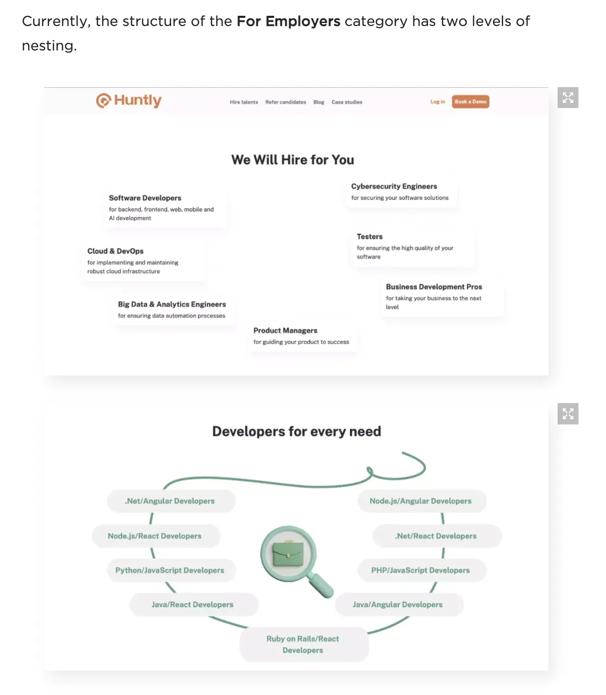 Real examples from your product experience