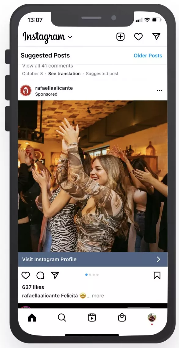 Розділ «Цікаве» в Instagram