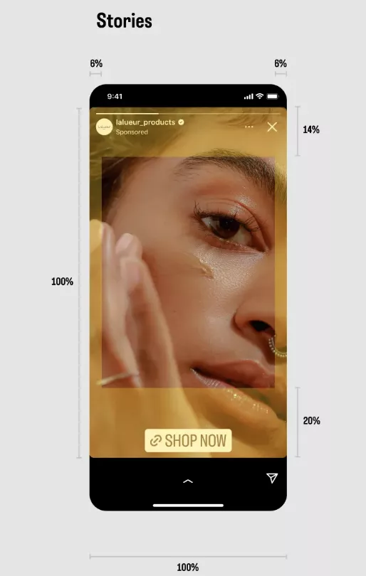 Одне зображення для Facebook Stories, Messenger Stories та Instagram Stories