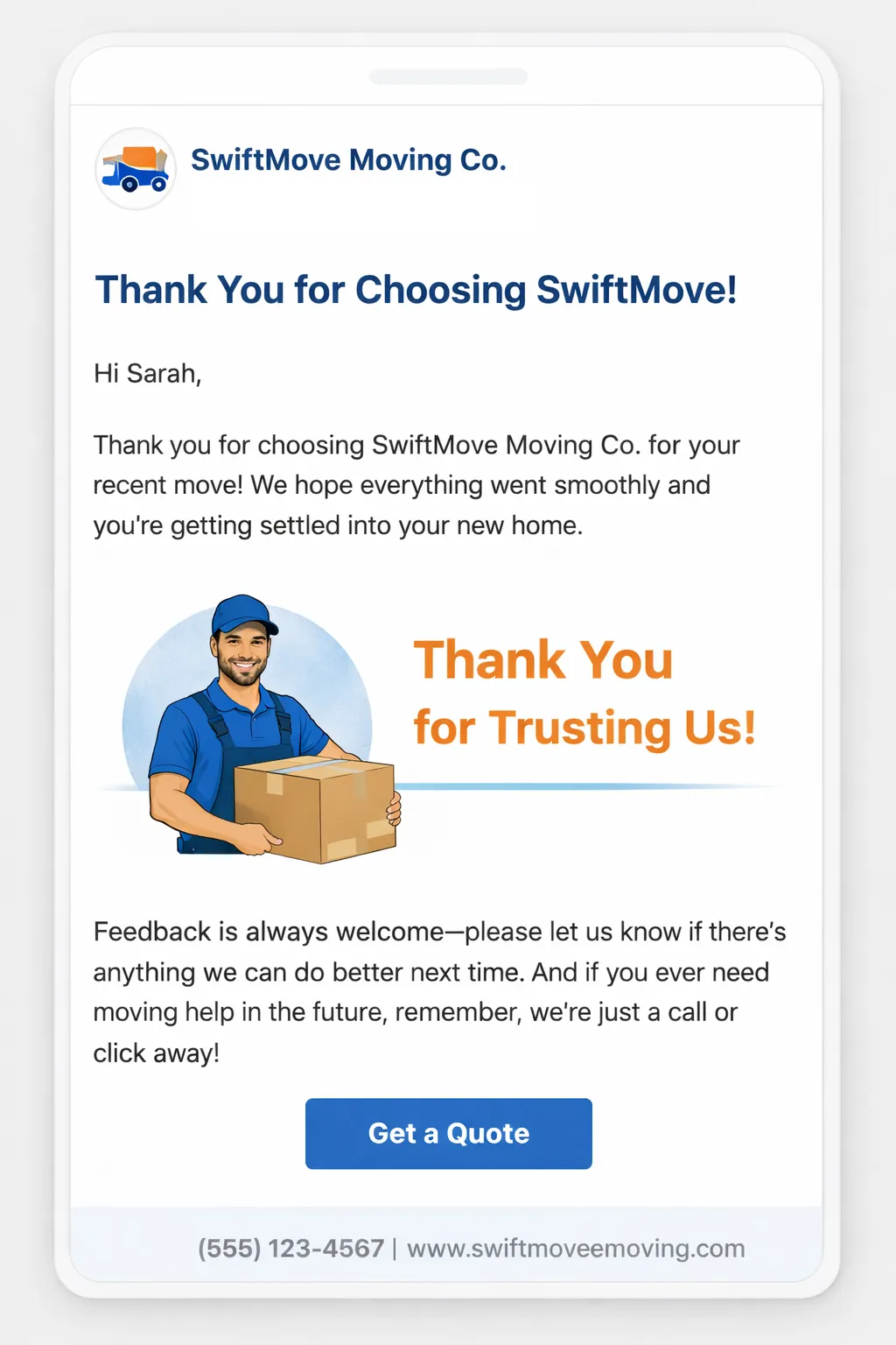 Retention Marketing&nbsp;example