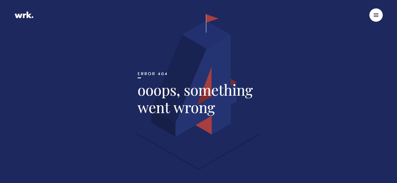 пример на страница за грешка 404 със звук